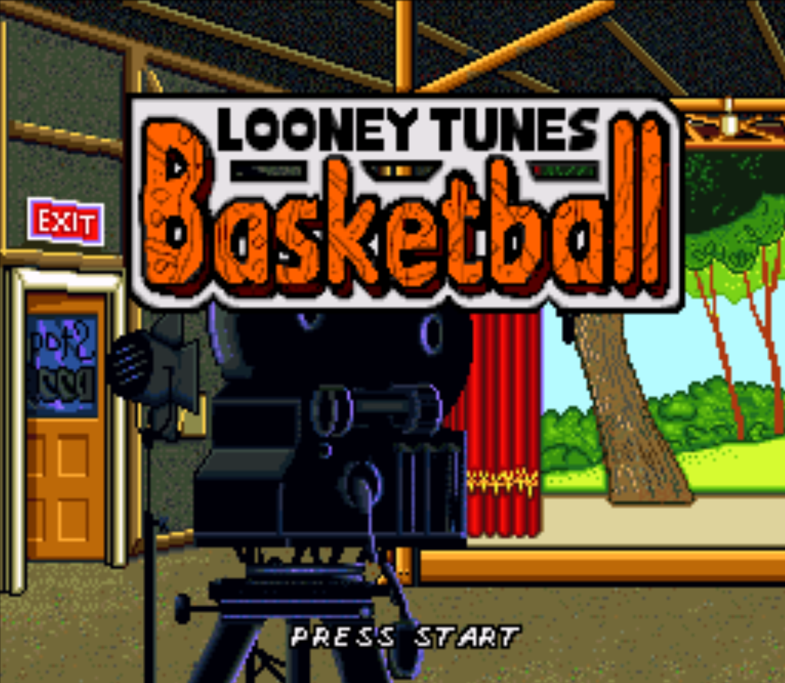 Looney Tunes Basketball Title Screen